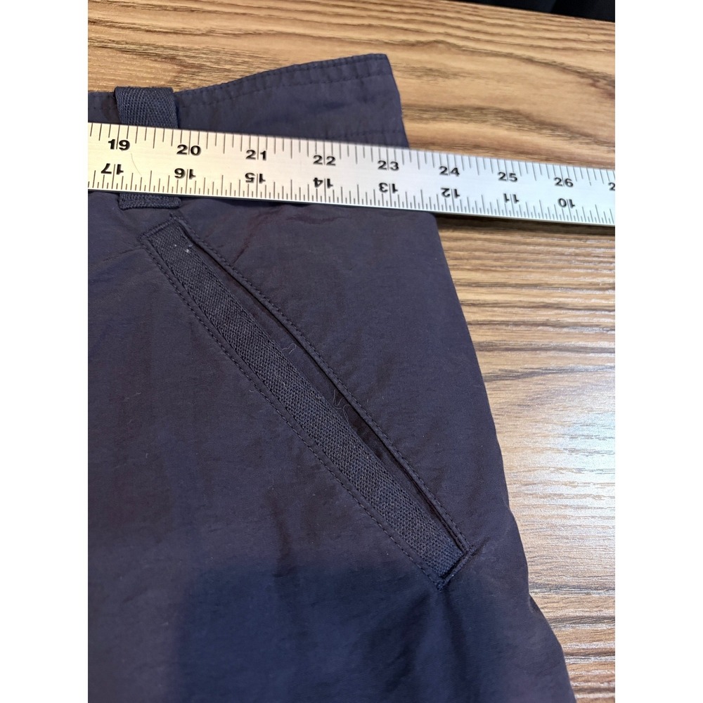 Lands End Gray Convertible Cargo Hiking Pants Roll Tab Capri Plus Size 24W - Picture 8 of 10
